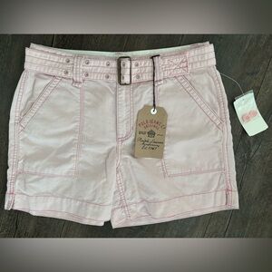 NWT Polo Jeans Co. Ralph Lauren Belted Ballerina Pink Womens Shorts Size 6